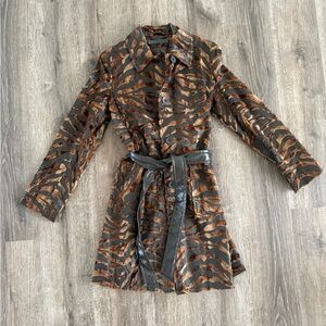 Via Spiga Tiger Print Jacket
